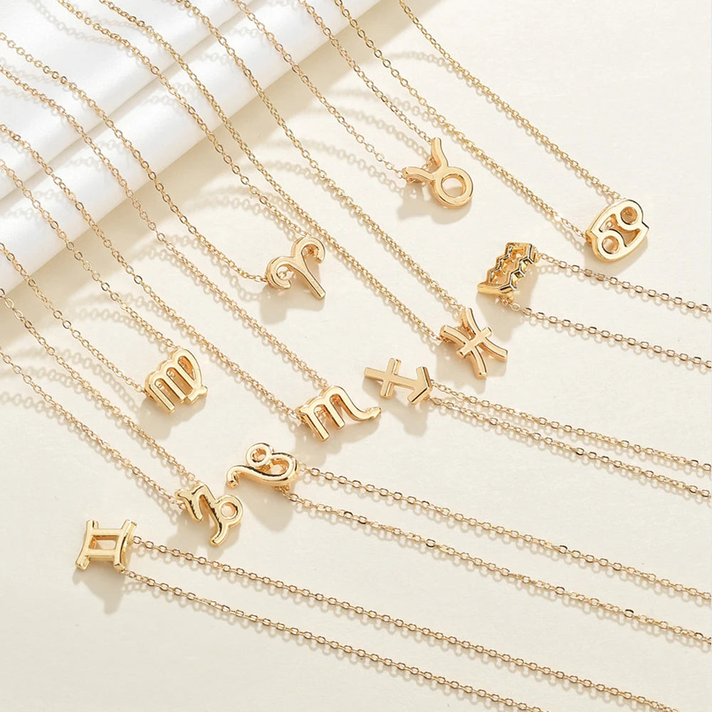 Zodiac Sign Splendour Necklace Gold/Silver