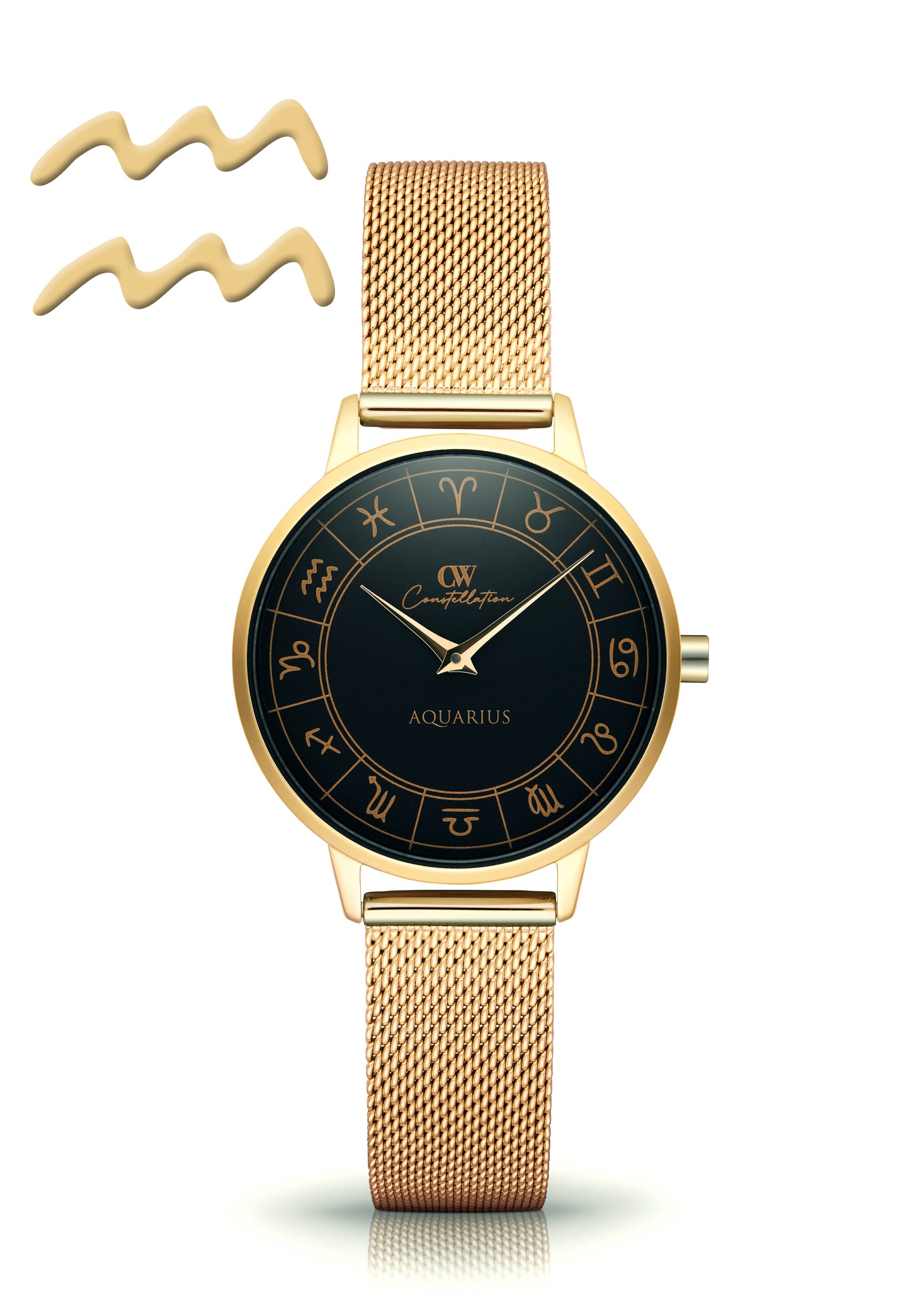 Gold Horoscope Astrology Watch - The Constellation Collection