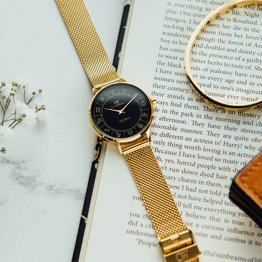 Gold Horoscope Astrology Watch - The Constellation Collection