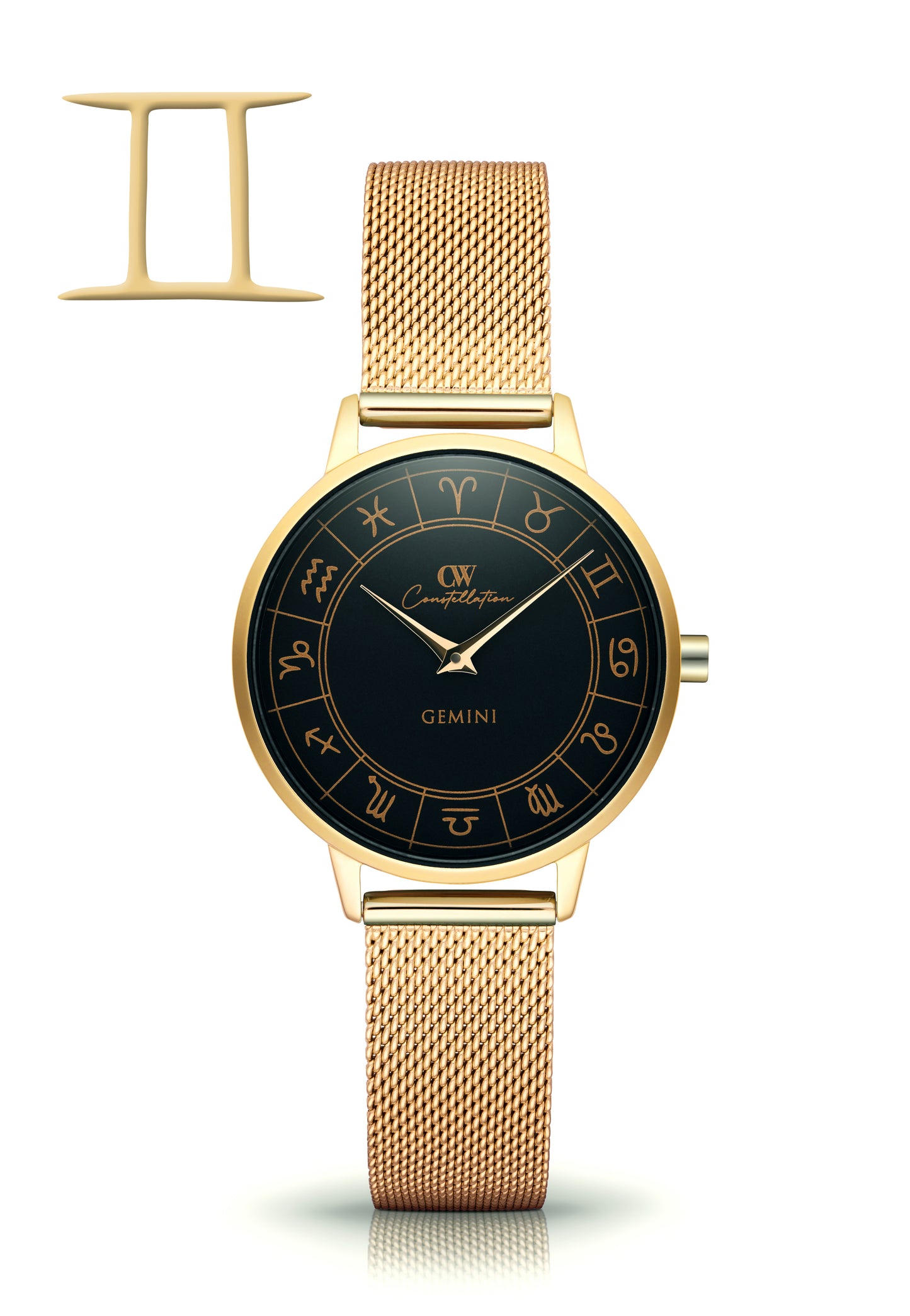 Gold Horoscope Astrology Watch - The Constellation Collection