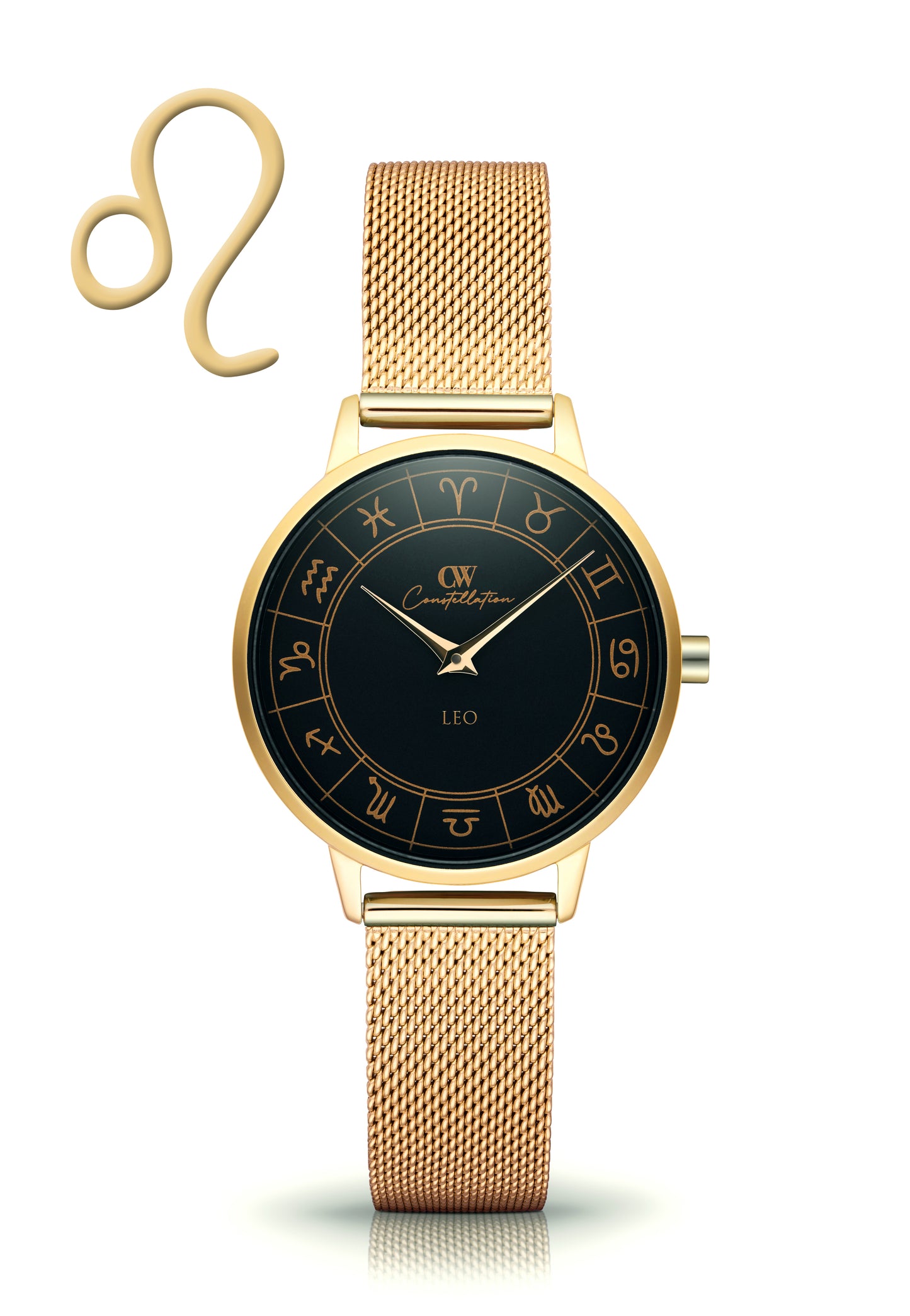 Gold Horoscope Astrology Watch - The Constellation Collection