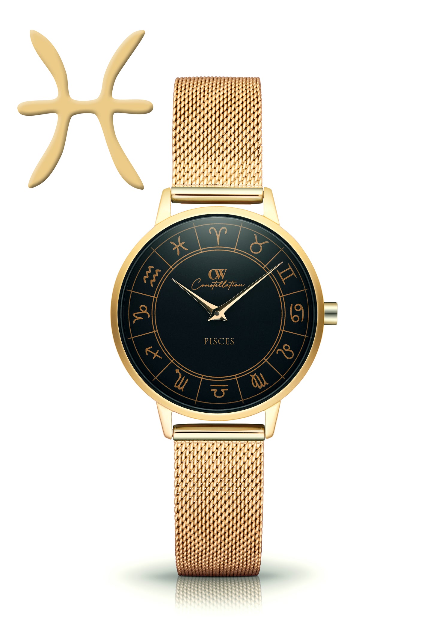 Gold Horoscope Astrology Watch - The Constellation Collection