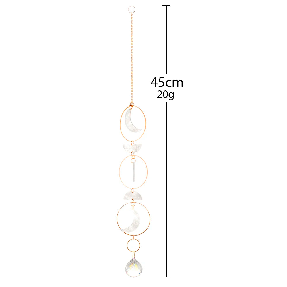 Moon Phase Crystal Sun Catcher