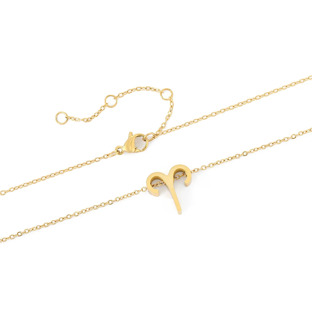 Zodiac Sign Splendour Necklace - Gold/Silver