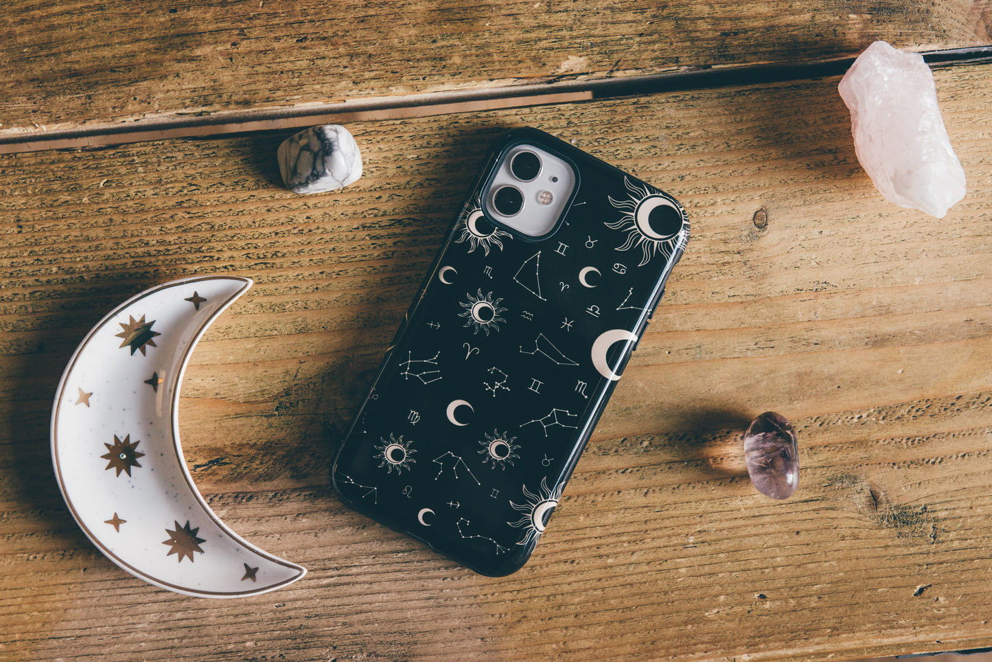 Constellations iPhone Case - Black