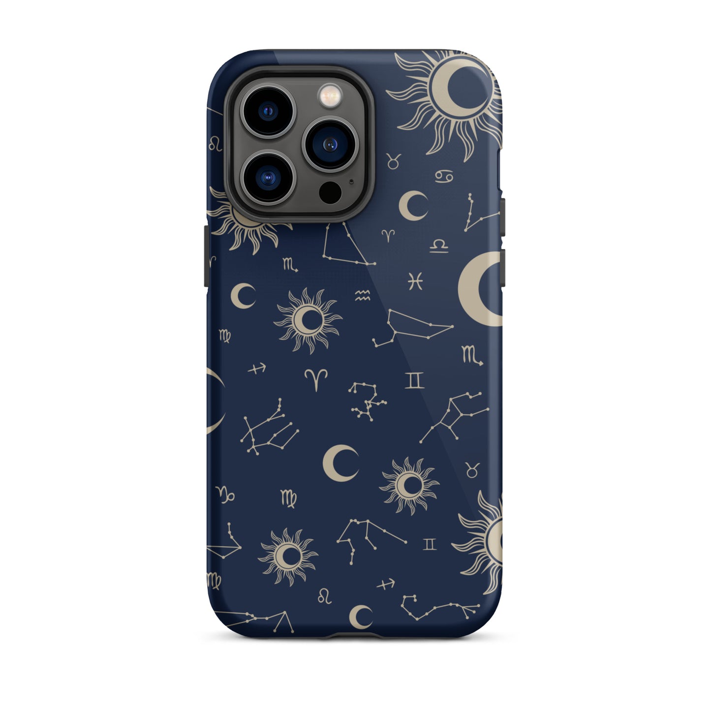 Constellations iPhone case - Midnight Blue